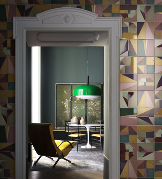 CORRISPONDENZA - Glazed porcelain stoneware wall/floor tiles by gruppo bardelli - view 3